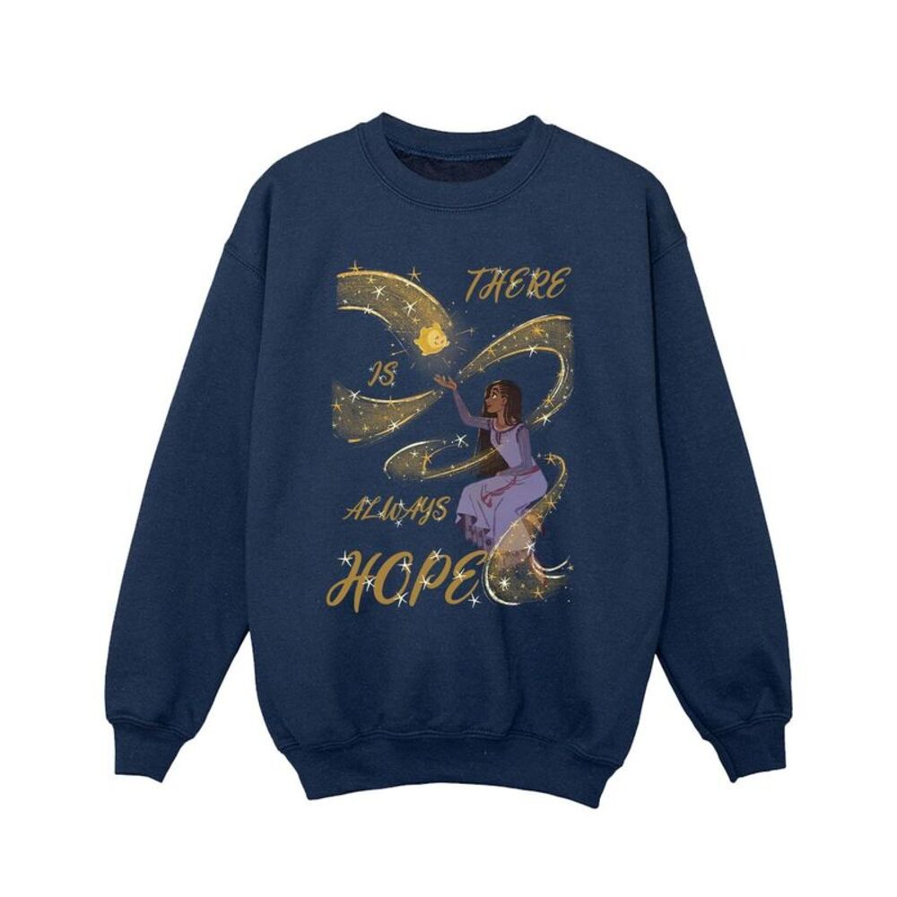 Wish Girls There Is Always Hope Sweatshirt / Navy Blue